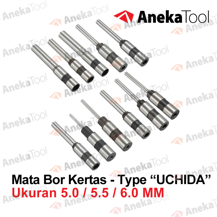 Mata Bor Kertas Uchida Uk. 5.0 / 5.5 / 6.0 MM