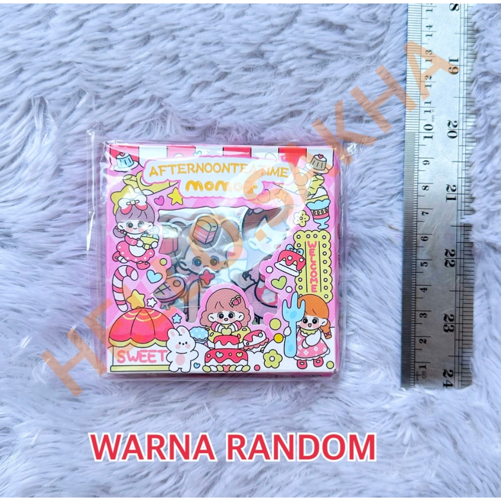 

MAINAN STIKER 100 LEMBAR MOMO PCS STICKER TEMPEL TEMPELA LUCU CUTE BAGUS