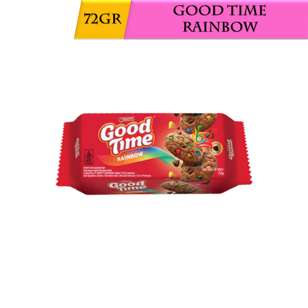 

Good Time Rainbow Chocochip Kukis Kemasan Pack