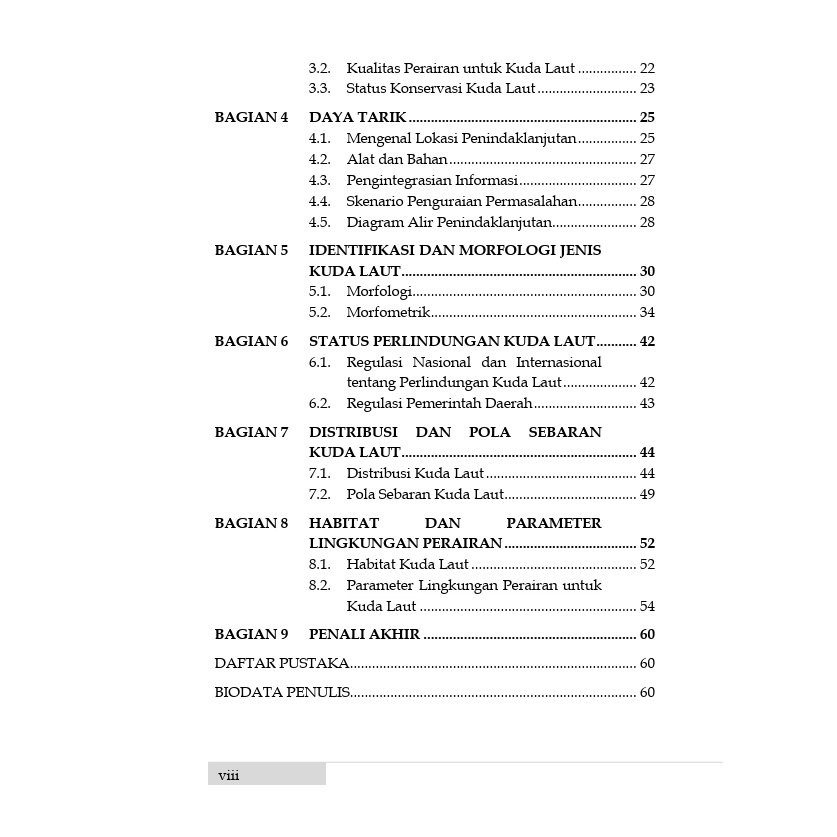 Deepublish - Buku Jenis Kuda Laut (Hippocampus sp.) di Kawasan Konservasi Perairan (KKP) (BW) - BUKU PERIKANAN DAN KELAUTAN