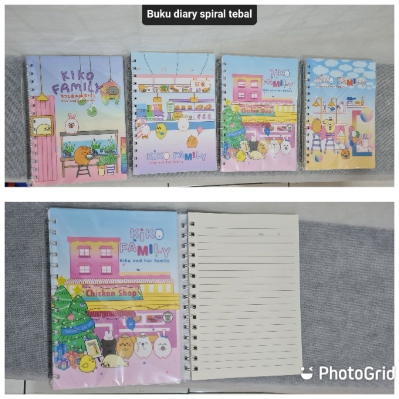

Buku Diary / Buku Catatan Spiral Karakter