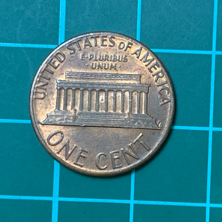 Uang Koin 1 Cent / Lincoln Memorial Cent USA Tahun 1959 - 2008