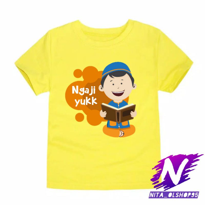 baju anak kaos anak ngaji kaos ngaji yuk