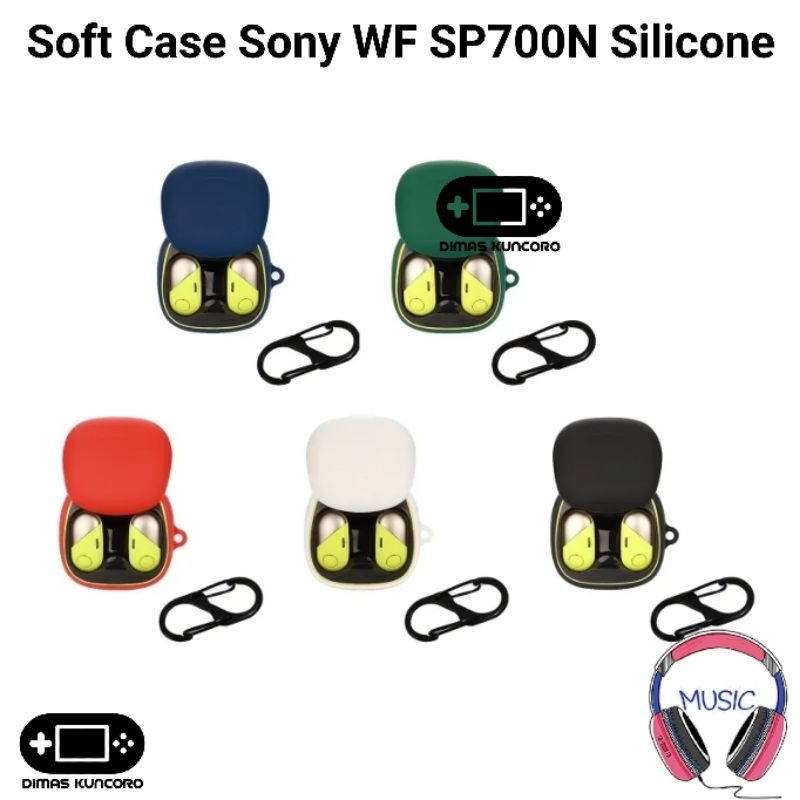 Soft Case Sony WF SP700N silicone silicon sp 700n tws bumper casing