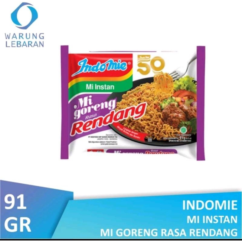 

Indomie Goreng Rendang 91gr