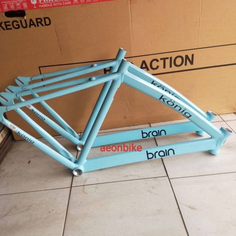 frame fixie brain konig  sepeda fixie bahan Alloy barang sepeda fixie original brain