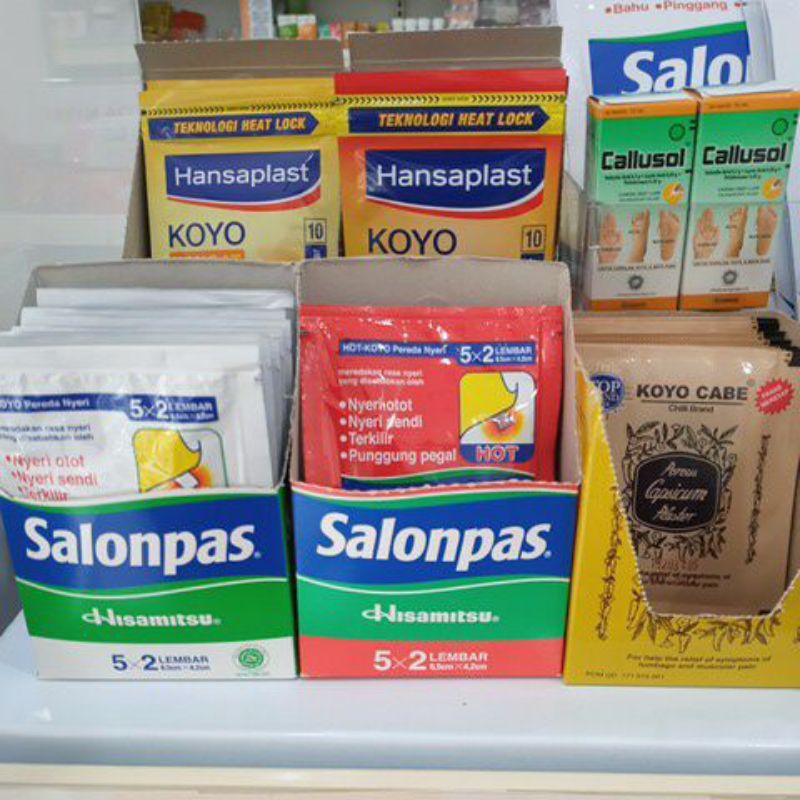 Koyo Salonpas | Hansaplast koyo panas | Koyo Cabe | CALLUSOL
