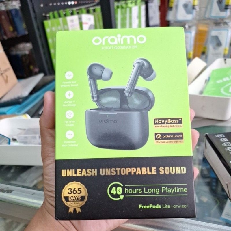 tws headset bluetooth oraimo original suport ios android