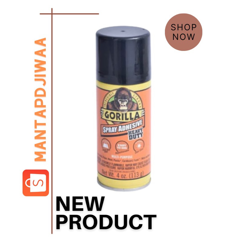 

Gorilla 118 Ml Lem Semprot Adhesive Heavy Duty