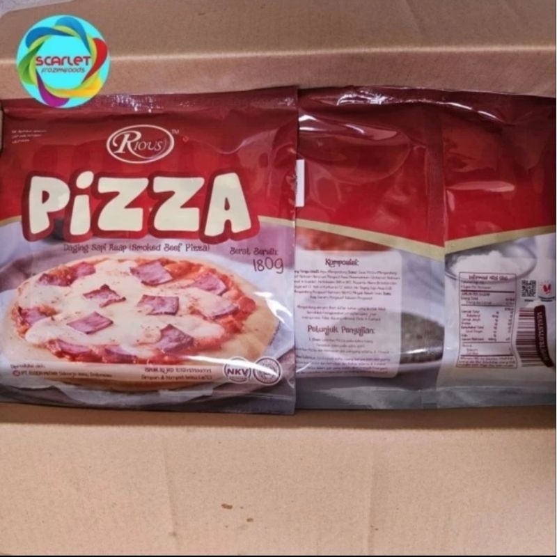 

Frozen Rious Pizza Daging Sapi Asap Bernardi Smoked Beef