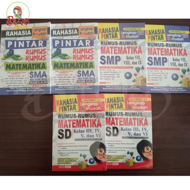 Rahasia Pintar Rumus Matematika SD/SMP/SMA