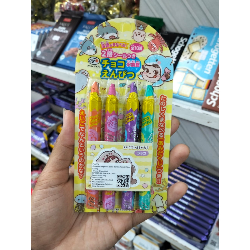 

fujiya cokelat pensil impor jepang