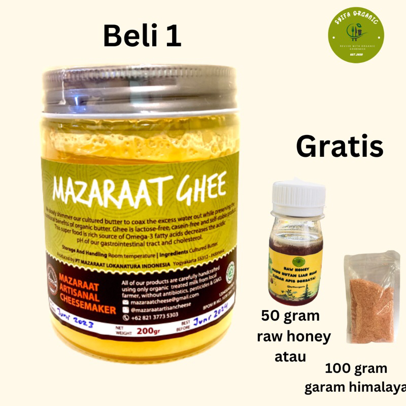 

GRATIS! Ghee Cultured Clarified Butter Mazaraat