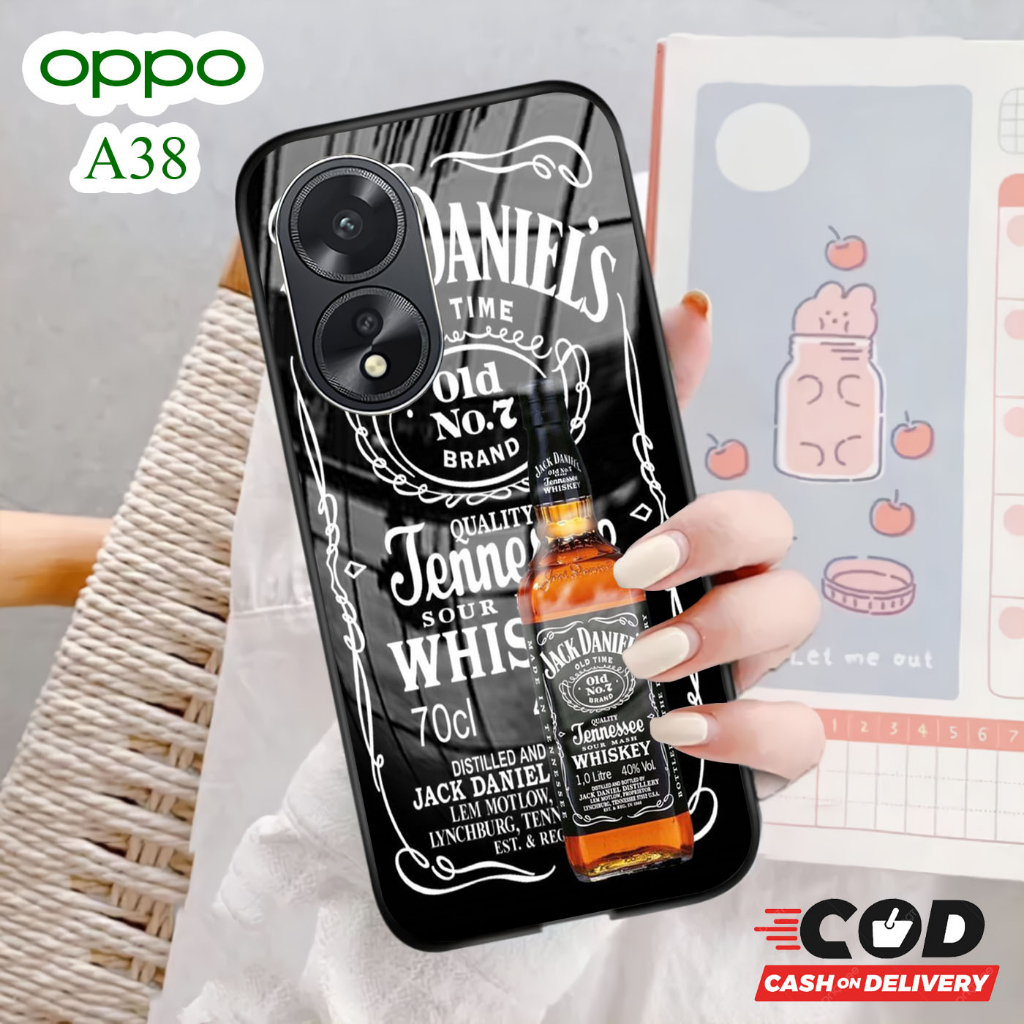 Softcase Glass Kaca OPPO A38 2023 [ T09].