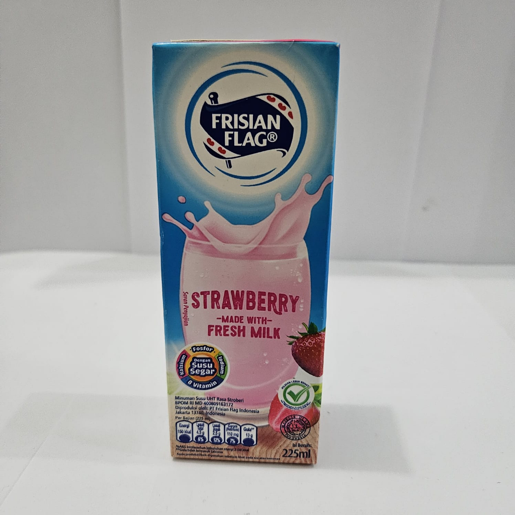 

Frisian Flag Susu UHT Rasa Strawberry 225 ML