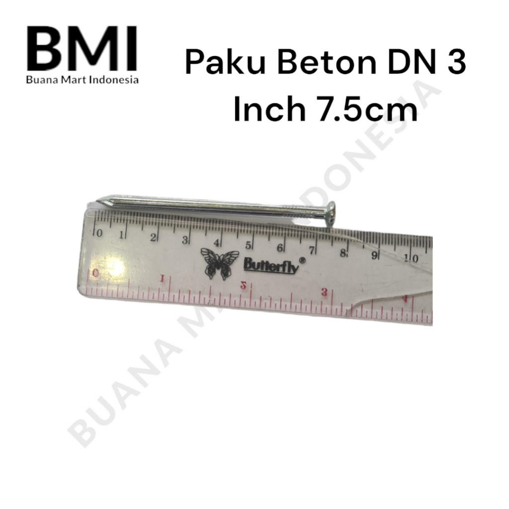 Paku Beton DN 3 Inch 7.5cm Galvanis Murah | Paku Tembok | (1KTK)
