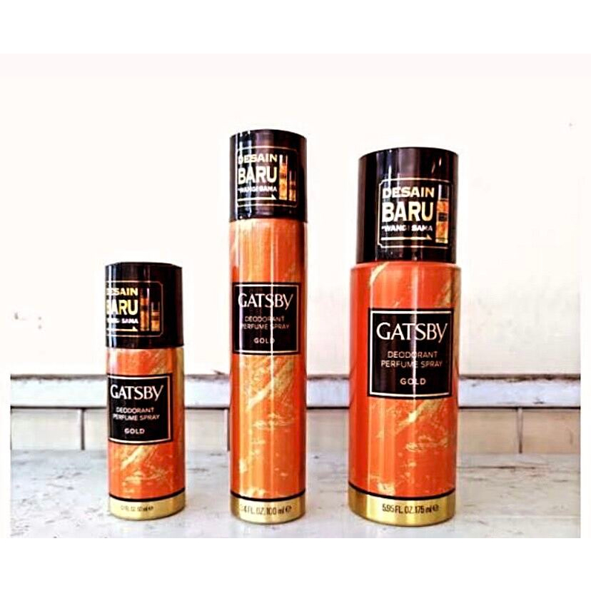Gatsby Spalding Gold/Gatsby Deodoran Spray Gold/Gatsby Kaleng Gold/ Parfum Murah/Parfum Gatsby 100ml