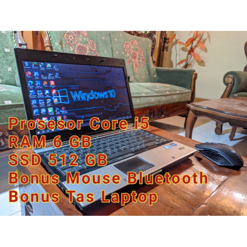 Laptop HP Core i5 / SSD 512 GB /  RAM 6 GB