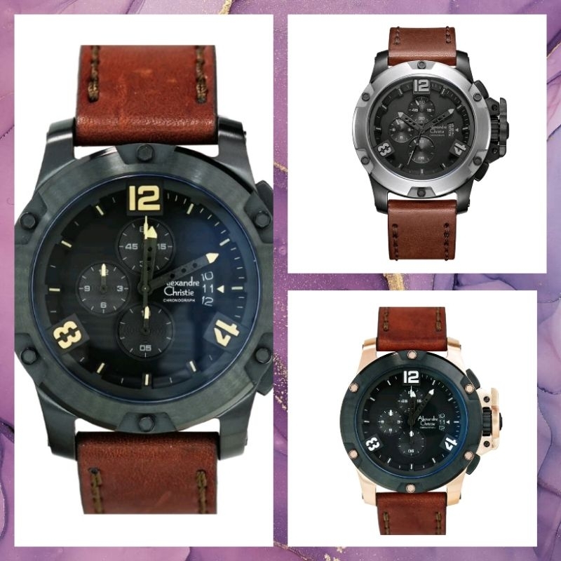 Jam Tangan Pria  Alexandre  Cristie Ac 6295 Original Include Box
