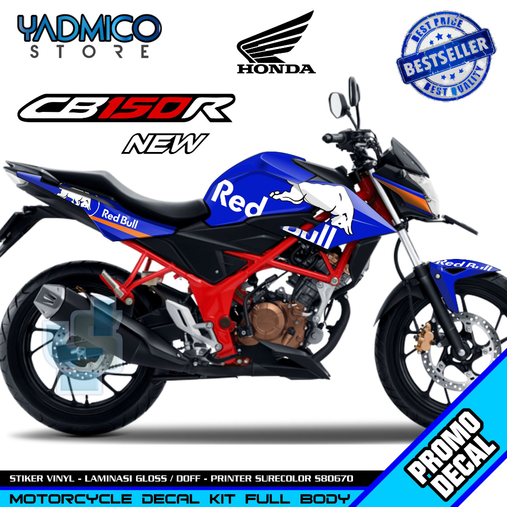 Decal CB 150R New 2019 Full Body - Stiker Motor CB150R New Full Body - Dekal CB 150 R New Full Body 