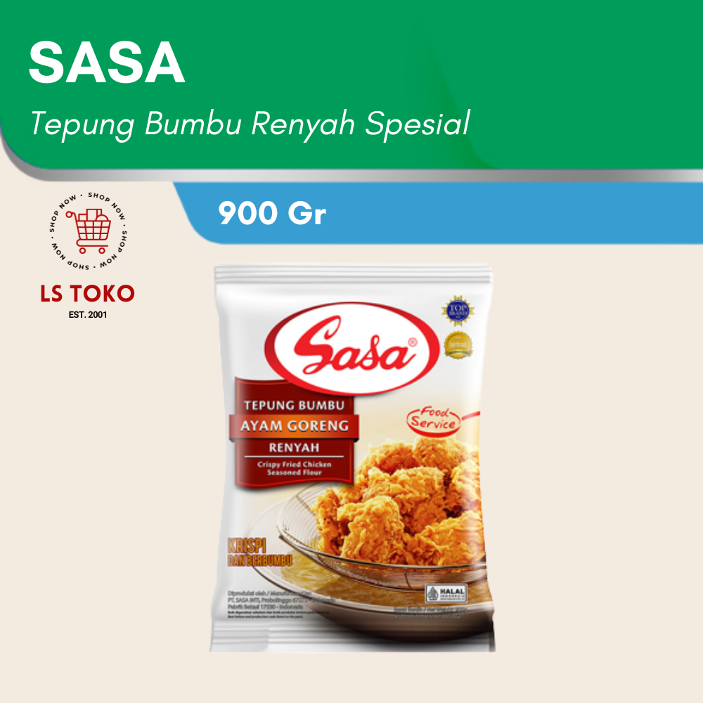 

SASA Tepung Bumbu Ayam Goreng Renyah – Food Service 900gr