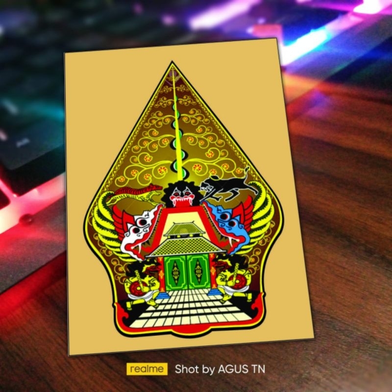 STIKER GUNUNGAN WAYANG STICKER PRINTING