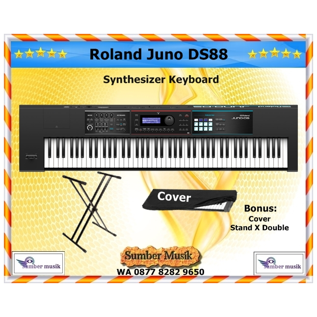 Roland Juno DS88/Juno-DS88/Juno DS 88 Synthesizer Keyboard Garansi resmi 1th