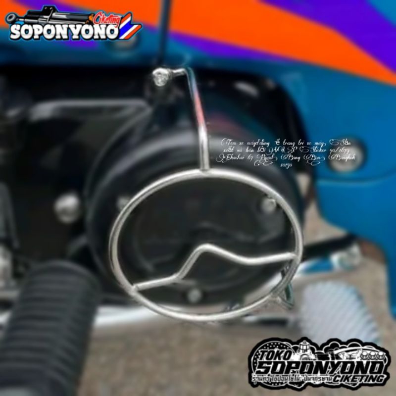 +¥¤£ {TERMURAH}| COVER BLOK MESIN STAINLESS CROME ORIGINAL VIETNAM FOR WAVE 100 SUPRA LAMA SUPRA X L