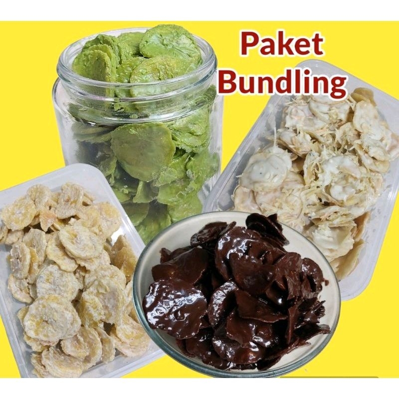 

paket bundling kripik pisang