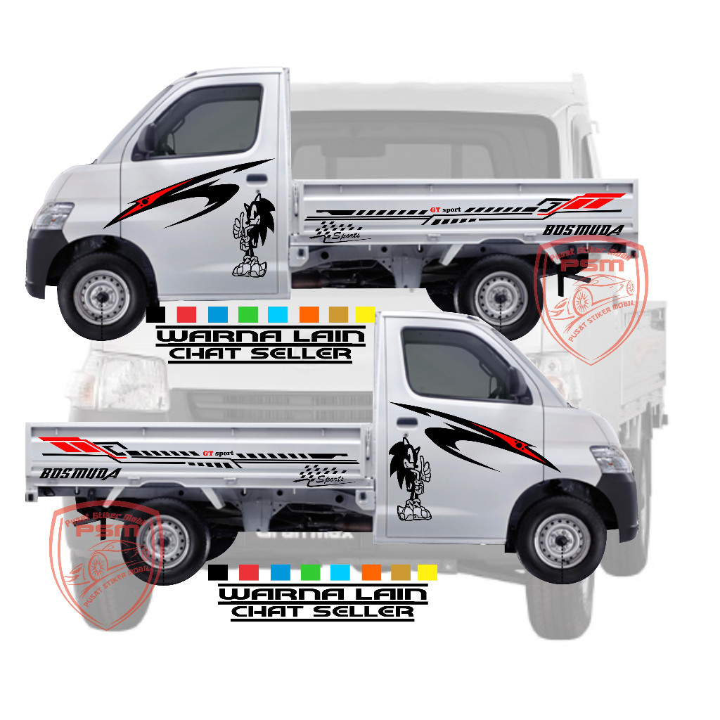 Promo stiker mobil grand max piikup stiker keren sticker grand max