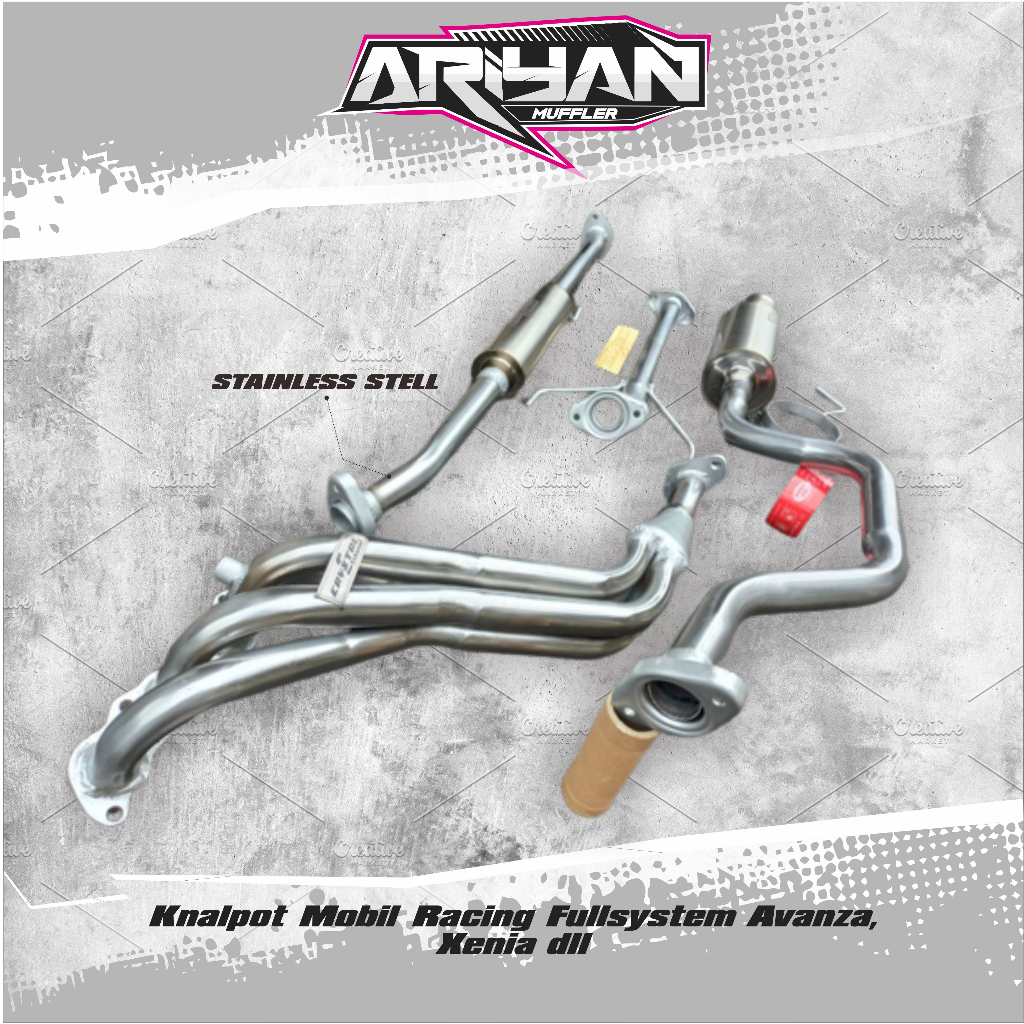 Knalpot Mobil Racing Fullsystem Avanza, Xenia dll
