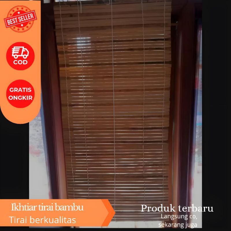 krey tirai bambu jendela kamar kecil / tirai bambu berbagai ukuran / tirai bambu gulung outdor, indo