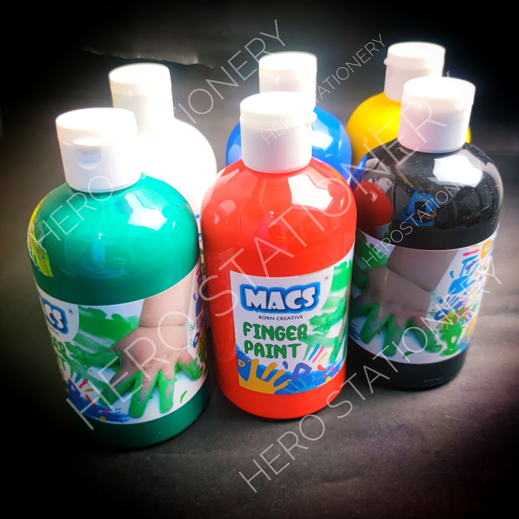 

MACS finger paint cat lukis mewarnai dengan jari 500 mL