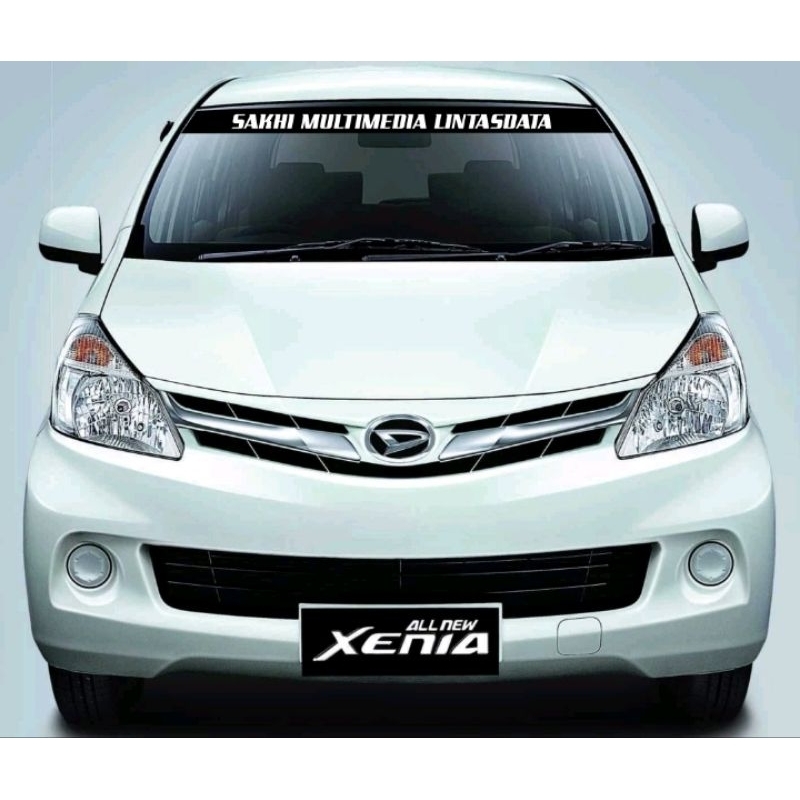 cutting sticker kaca depan mobil Xenia Avanza custom nama suka suka