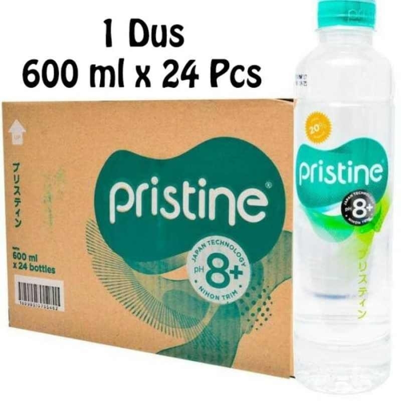 

Pristine 8+ Water 600ml 24 botol - air minum pristine - air alkali