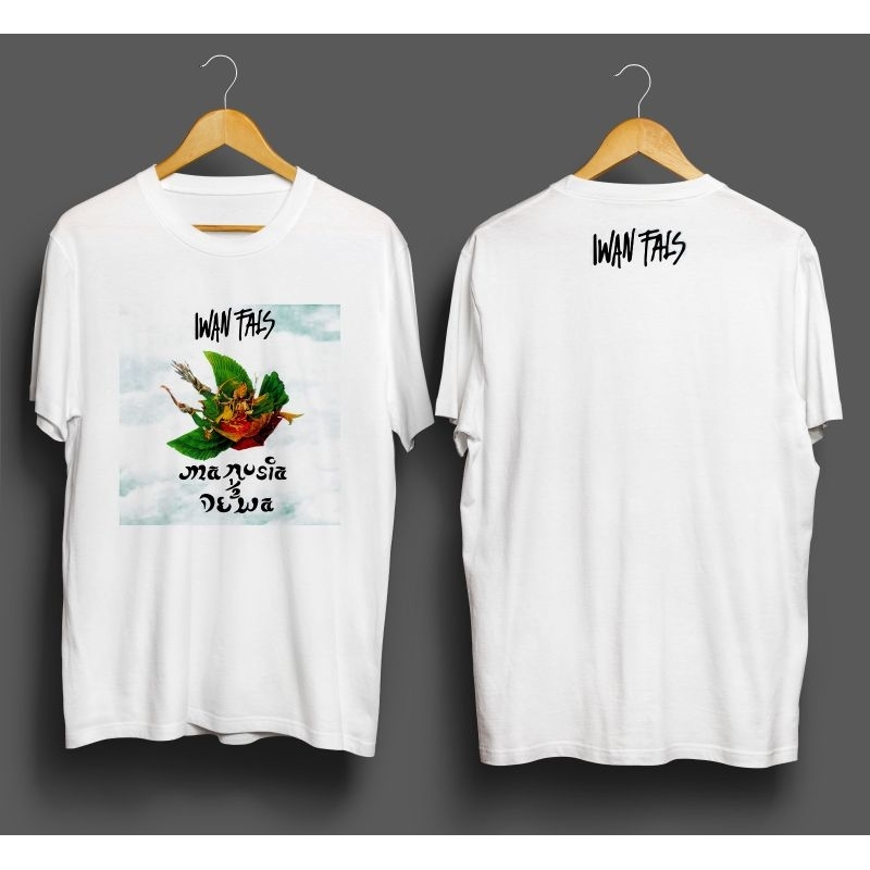 Kaos Distro IWAN FALS - MANUSIA SETENGAH DEWA Kaos Band Kaos Oi Kaos Falsmania