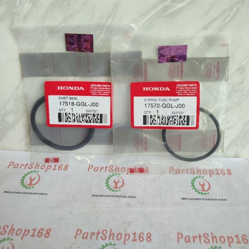 Oring fuel Pump Honda Sonic Supra GTR beat vario spacy scoopy 110 125 150 ori 17572-GGL-J00 / 17518-
