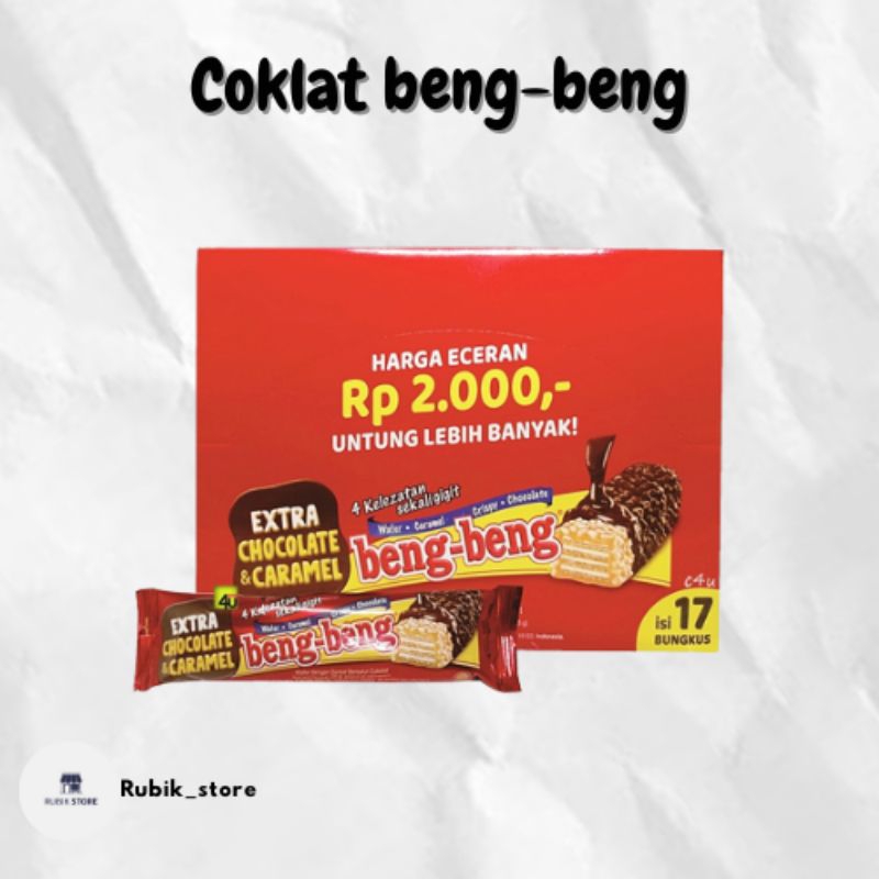 

SNACK COKLAT BENG BENG 1BOX ISI 17PCS