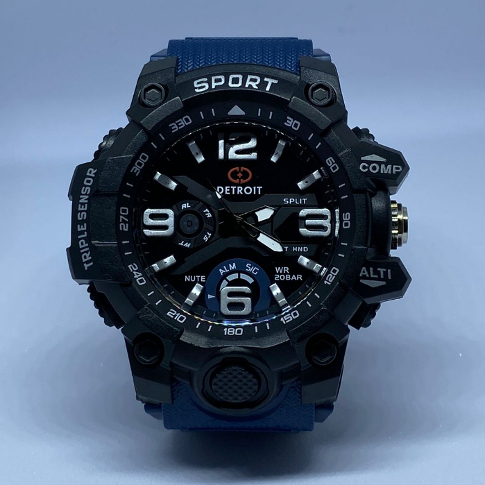 JAM TANGAN QQ SPORT STAR SELLER / Jam tangan pria GG 1000 digital Anti air/JAM QQ SPORT JARUM ANTI A