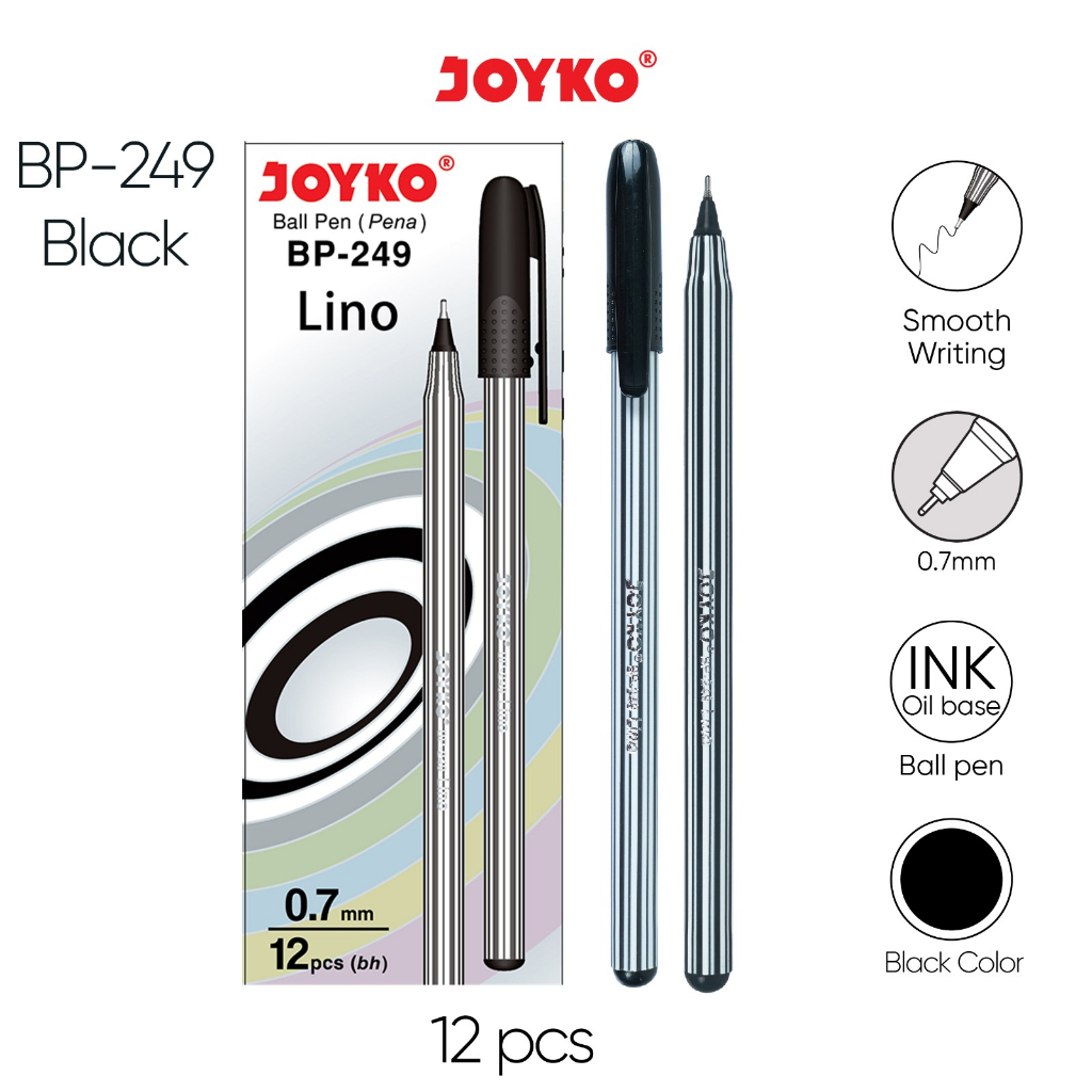 

(12 PCS) PULPEN JOYKO BP-249 0,7mm