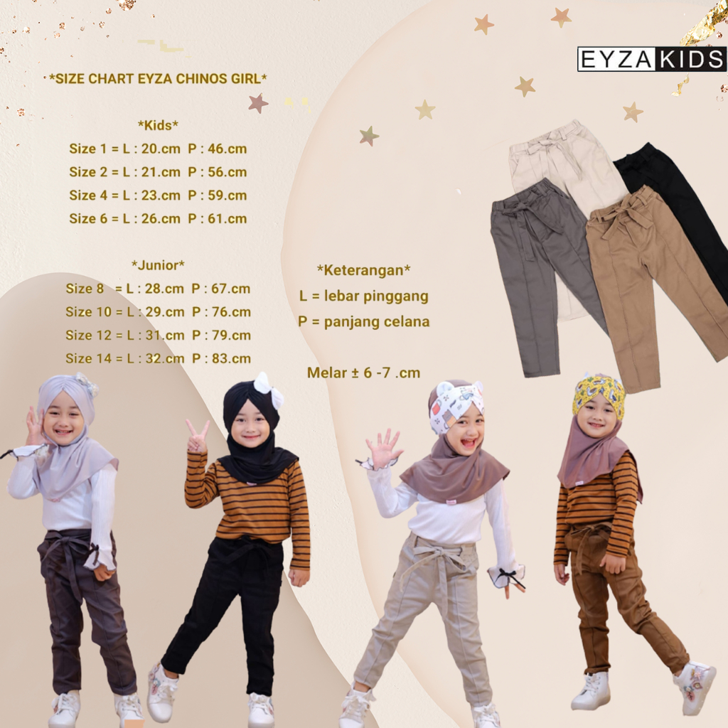 EYZA KIDS Chinos Girl