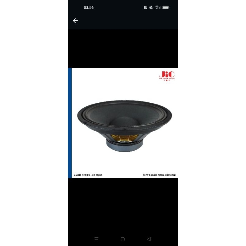 Speaker JIC LB 12050 (12inc)