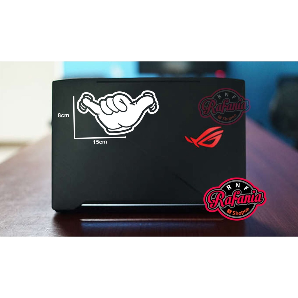 STICKER STICKER laptop tangan oleng KACA PINTU MOBIL TRUCK/PICK UP/L300 SHAKA BRAH STIKER TANGAN