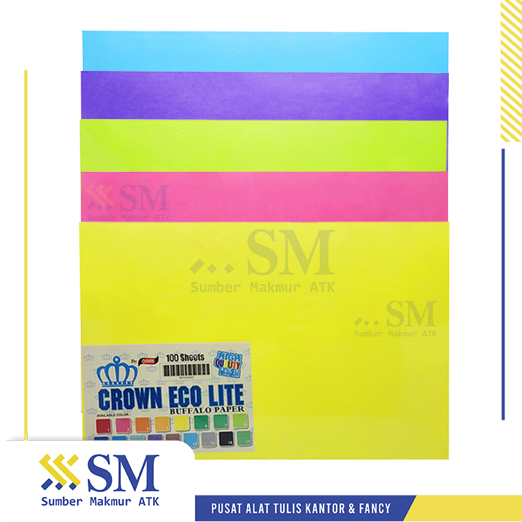 

KERTAS COVER BUFFALO/BC CROWN F4 WARNA
