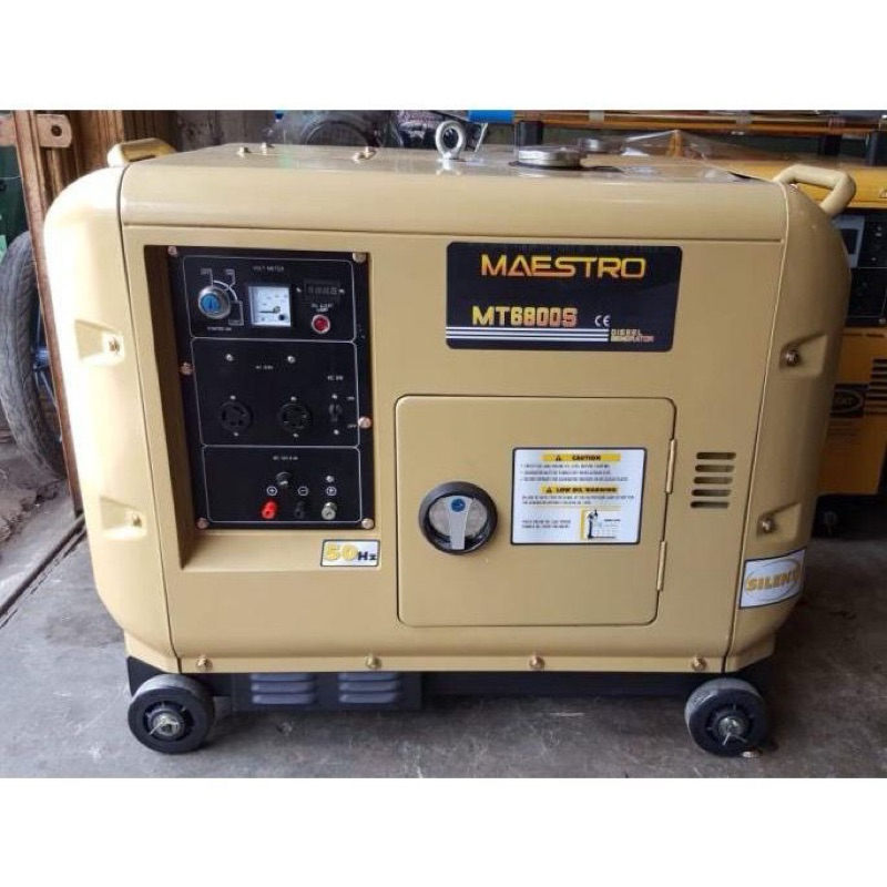 Genset Silent 5000Watt Solar Maestro 6800S Generator Diesel Silent 5KW