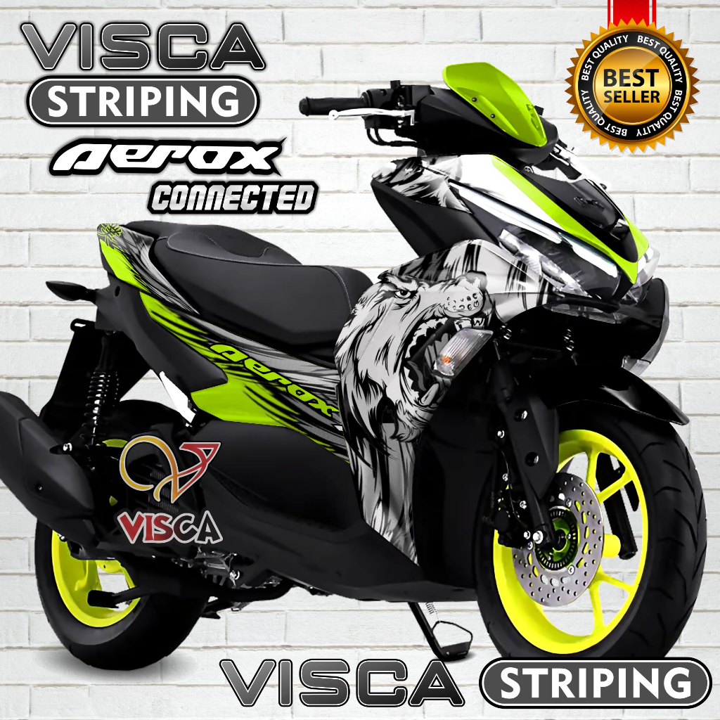 Decal Aerox 155 Connected 2021 2022 Full Body - Stiker Aerox 155 Connected 2021 2022 Keren - Decal A