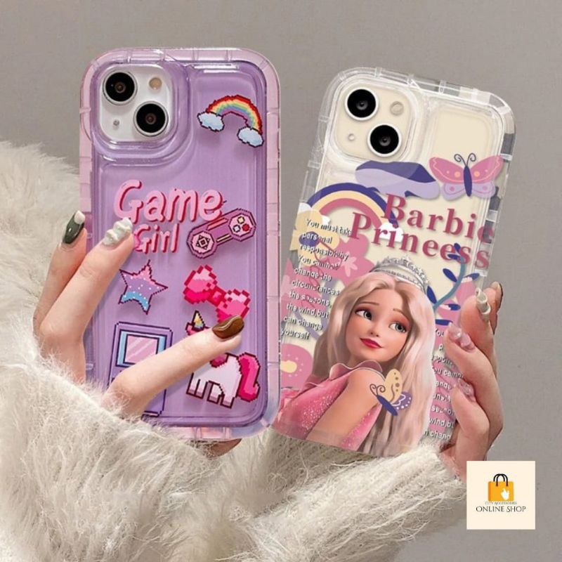CC38 CC39 SOFTCASE MOTIF KARTUN BARBIE FOR IPHONE 6G 6S 6 PLUS 7 8 7 PLUS 8 PLUS X XS XR 11 PRO 11 P