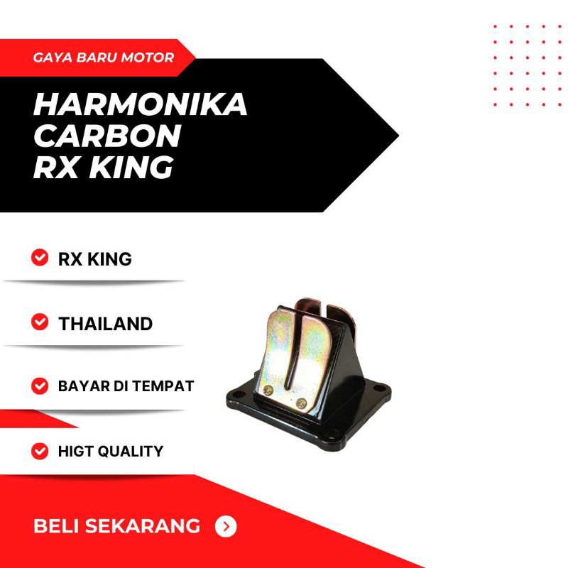 MEMBRAN CARBON RX KING HARMONIKA RX KING RXK RACING