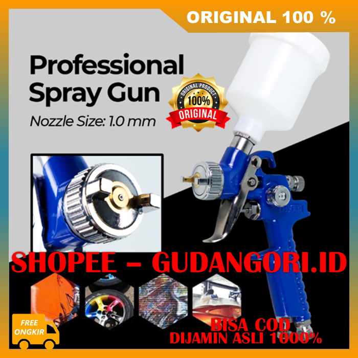 Spray Nozzle Airbrush Professional Spray Gun Alat Cat Semprot Motor Mobil Semprotan Cat Multifungsi 
