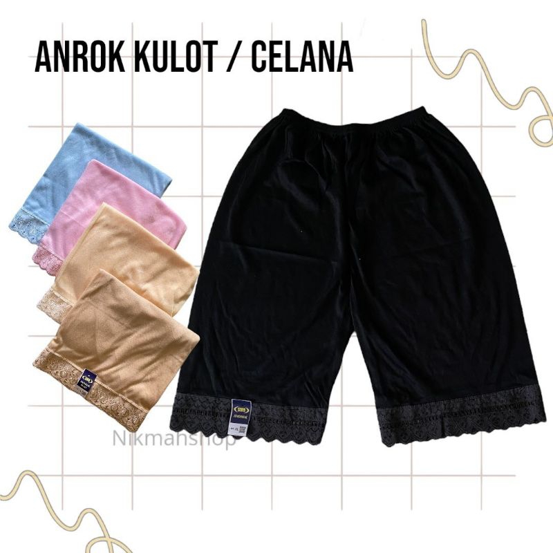 ANDROK CELANA PENDEK /dalaman wanita/undrok celana